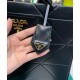 Replica Borsa Prada Symbole media in pelle Prada con impunture 1BA378 nera
