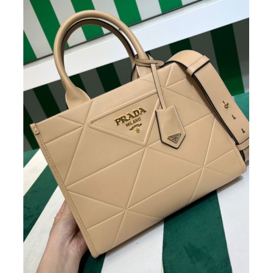 Replica Prada Borsa Prada Symbole piccola in pelle con impunture 1BA379 Albicocca Replica Prada Borsa Prada Symbole piccola in pelle con impunture 1BA379 Albicocca
