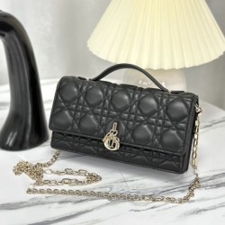 Christian Dior Miss Dior Lady Dior Mini Borsa Nera