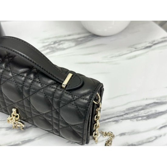 Replica Christian Dior Miss Dior Lady Dior Mini Borsa Nera Replica Christian Dior Miss Dior Lady Dior Mini Borsa Nera