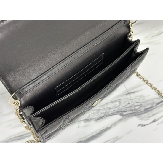 Replica Christian Dior Miss Dior Lady Dior Mini Borsa Nera Replica Christian Dior Miss Dior Lady Dior Mini Borsa Nera