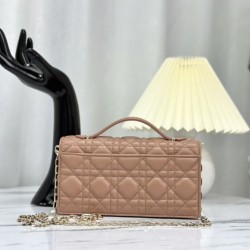 Christian Dior Miss Dior Lady Dior Mini Bag Albicocca