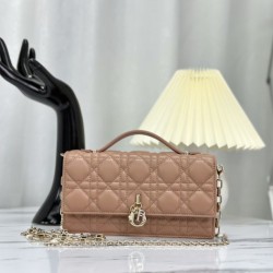 Christian Dior Miss Dior Lady Dior Mini Bag Albicocca
