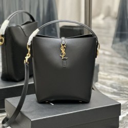Borsa a secchiello YSL Saint Laurent Le 5 A 7 Nera