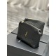 Replica Pochette cosmetica con cerniera YSL Saint Laurent Gaby 23 cm nera