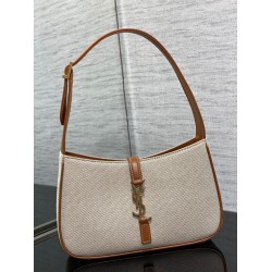 Borsa Hobo YSL Saint Laurent Le 5 A 7 in pelle di tela