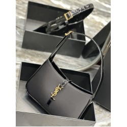 Borsa hobo YSL Saint Laurent Le 5 A 7 Cassander 23 cm Nera Borsa hobo YSL Saint Laurent Le 5 A 7 Cassander 23 cm Nera