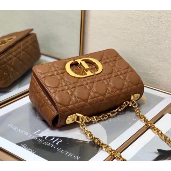 Replica Christian Dior Piccola Borsa Caro Cannage Pelle Di Vitello Marrone Replica Christian Dior Piccola Borsa Caro Cannage Pelle Di Vitello Marrone