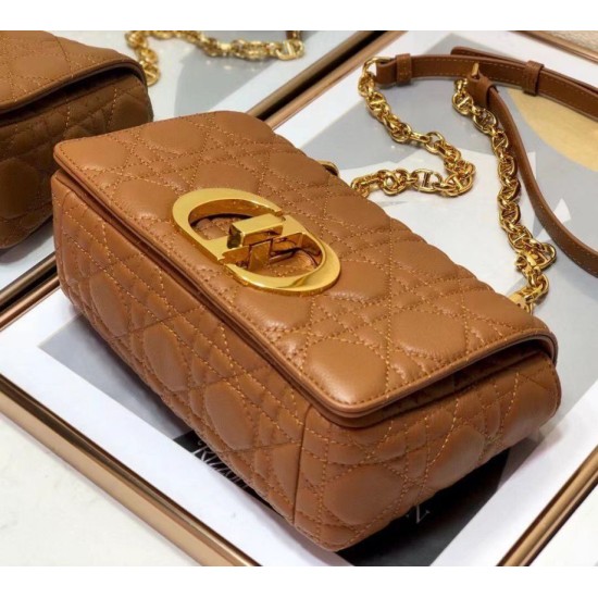 Replica Christian Dior Piccola Borsa Caro Cannage Pelle Di Vitello Marrone Replica Christian Dior Piccola Borsa Caro Cannage Pelle Di Vitello Marrone