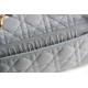 Replica Borsa Caro piccola Christian Dior Cannage in pelle di vitello blu nuvola Replica Borsa Caro piccola Christian Dior Cannage in pelle di vitello blu nuvola