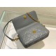 Replica Christian Dior Caro Pouch Cannage Vitello Blu Replica Christian Dior Caro Pouch Cannage Vitello Blu