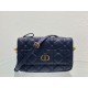 Replica Christian Dior Caro Pouch Cannage in pelle di vitello nera Replica Christian Dior Caro Pouch Cannage in pelle di vitello nera