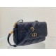Replica Christian Dior Caro Pouch Cannage in pelle di vitello nera Replica Christian Dior Caro Pouch Cannage in pelle di vitello nera