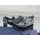 Replica Christian Dior Saddle Men Pouch Dior Oblique Jacquard Beige / Nero