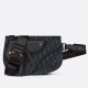 Replica Christian Dior Saddle Men Pouch Dior Oblique Jacquard nero