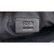 Replica Borsa con motivo FF Mini Baguette Fendi nera Replica Borsa con motivo FF Mini Baguette Fendi nera
