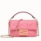 Replica Borsa Fendi Mini Baguette Motivo FF Rosa Replica Borsa Fendi Mini Baguette Motivo FF Rosa