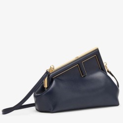 Fendi Prima Borsa Piccola Blu Scuro