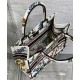 Replica Christian Dior Small Dior Book Tote Bianco Multicolor Ricamo Dior Petites Fleurs Replica Christian Dior Small Dior Book Tote Bianco Multicolor Ricamo Dior Petites Fleurs