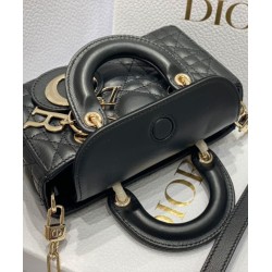 Borsa Christian Dior Micro Lady d-Joy Latte Patent Cannage Vitello Nero Borsa Christian Dior Micro Lady d-Joy Latte Patent Cannage Vitello Nero