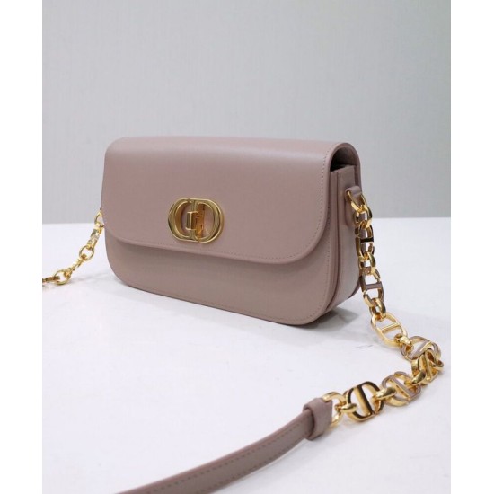 Replica Christian Dior 30 Montaigne Avenue Bag Box pelle di vitello rosa