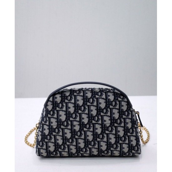 Replica Borsa Christian Dior Mini 30 Montaigne D-Cosy blu scuro Replica Borsa Christian Dior Mini 30 Montaigne D-Cosy blu scuro