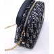 Replica Borsa Christian Dior Mini 30 Montaigne D-Cosy blu scuro Replica Borsa Christian Dior Mini 30 Montaigne D-Cosy blu scuro