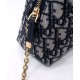 Replica Borsa Christian Dior Mini 30 Montaigne D-Cosy blu scuro Replica Borsa Christian Dior Mini 30 Montaigne D-Cosy blu scuro