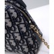 Replica Borsa Christian Dior Mini 30 Montaigne D-Cosy blu scuro Replica Borsa Christian Dior Mini 30 Montaigne D-Cosy blu scuro