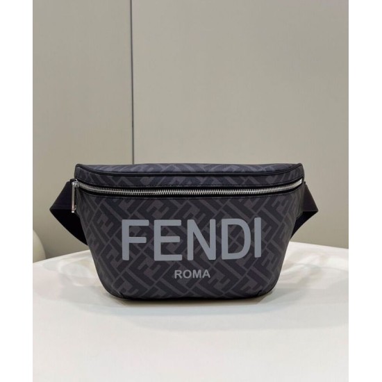 Replica Marsupio in tessuto Fendi FF 7VA562 nero Replica Marsupio in tessuto Fendi FF 7VA562 nero