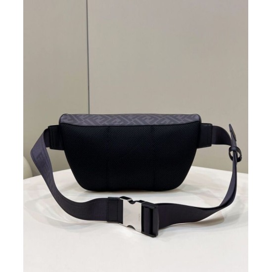 Replica Marsupio in tessuto Fendi FF 7VA562 nero Replica Marsupio in tessuto Fendi FF 7VA562 nero