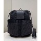 Replica Zaino jacquard Fendi con coulisse FF 7VZ056 Nero Replica Zaino jacquard Fendi con coulisse FF 7VZ056 Nero