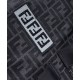 Replica Zaino jacquard Fendi con coulisse FF 7VZ056 Nero Replica Zaino jacquard Fendi con coulisse FF 7VZ056 Nero
