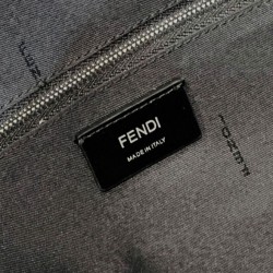 Zaino jacquard Fendi con coulisse FF 7VZ056 Nero