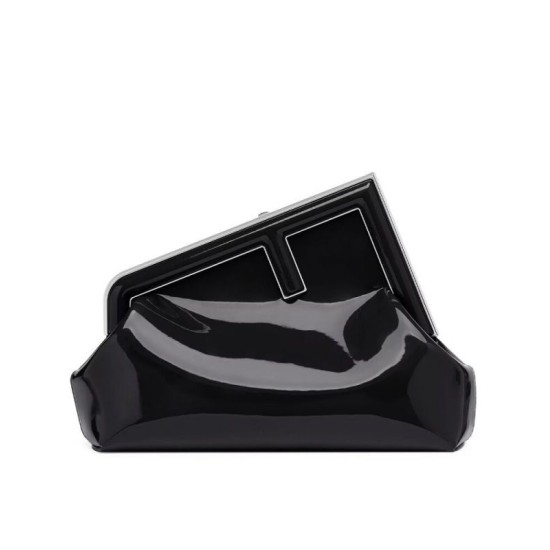 Replica Borsa Fendi First Midi in pelle verniciata 8BP137 nera Replica Borsa Fendi First Midi in pelle verniciata 8BP137 nera