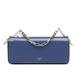 Mini borsa Fendi First Sight 8BS072 blu