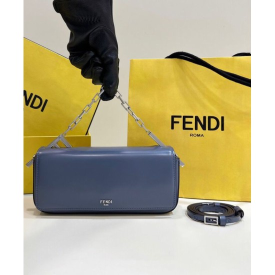 Replica Mini borsa Fendi First Sight 8BS072 blu Replica Mini borsa Fendi First Sight 8BS072 blu