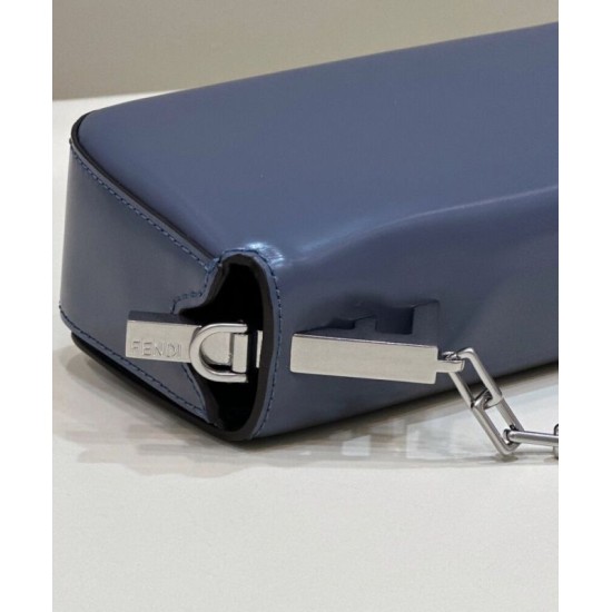 Replica Mini borsa Fendi First Sight 8BS072 blu Replica Mini borsa Fendi First Sight 8BS072 blu