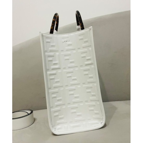 Replica Borsa shopper Fendi Mini Sunshine 8BS051 Crema Replica Borsa shopper Fendi Mini Sunshine 8BS051 Crema