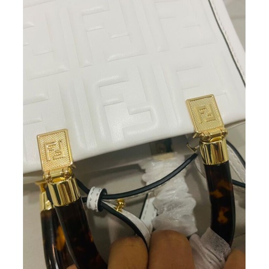 Replica Borsa shopper Fendi Mini Sunshine 8BS051 Crema Replica Borsa shopper Fendi Mini Sunshine 8BS051 Crema