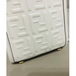 Borsa shopper Fendi Mini Sunshine 8BS051 Crema
