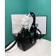 Replica Borsa Prada Moon imbottita in nappa 1BA381 nera
