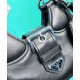 Replica Borsa Prada Moon imbottita in nappa 1BA381 nera