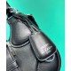 Replica Borsa Prada Moon imbottita in nappa 1BA381 nera