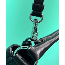 Borsa Prada Moon imbottita in nappa 1BA381 nera