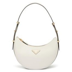 Borsa a tracolla in pelle Prada 1BC194 Crema