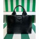 Replica Borsa shopping in pelle Prada 1BG440 nera