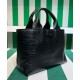 Replica Borsa shopping in pelle Prada 1BG440 nera