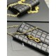 Replica Portafoglio a catena YSL Saint Laurent Le Maillon nero Replica Portafoglio a catena YSL Saint Laurent Le Maillon nero