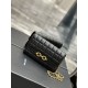 Replica Portafoglio a catena YSL Saint Laurent Le Maillon nero Replica Portafoglio a catena YSL Saint Laurent Le Maillon nero